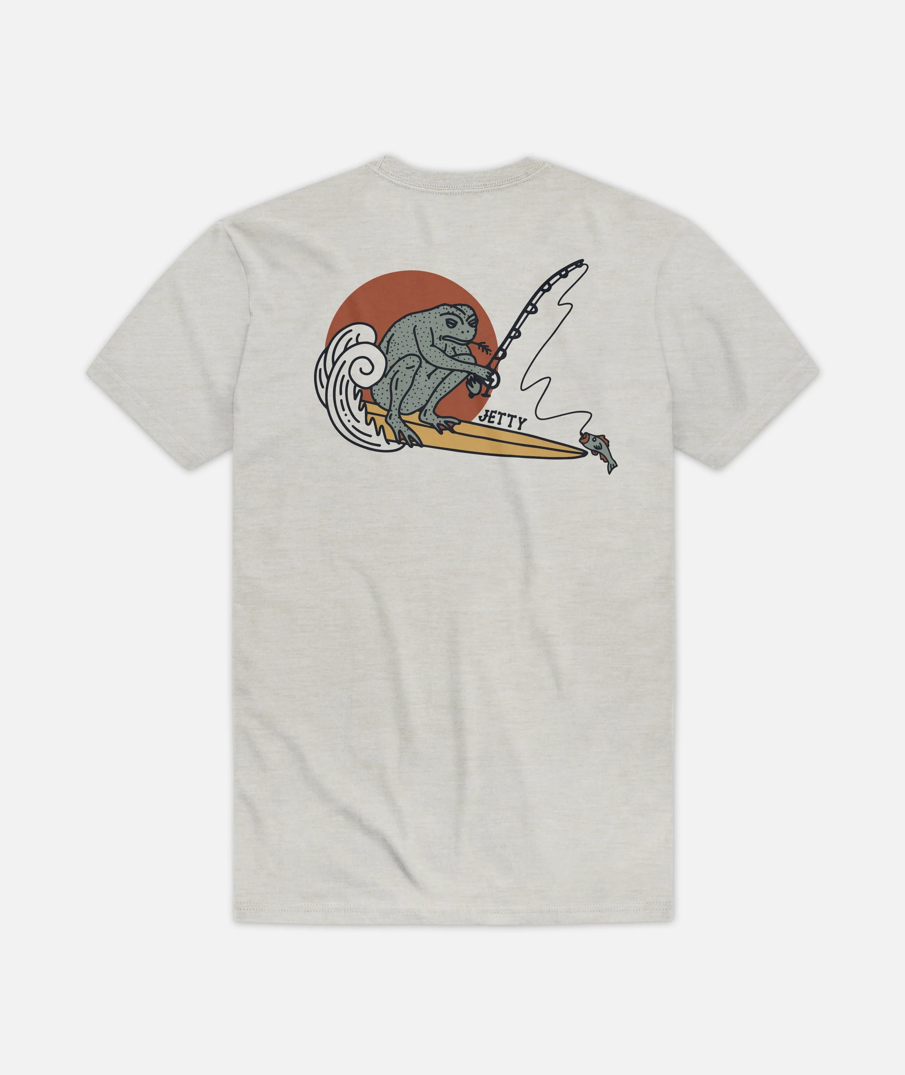 Froggo Tee - Heather Grey sold by JETTY