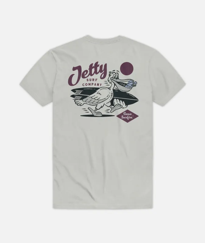 Pelican Tee - Heather Grey made by JETTY