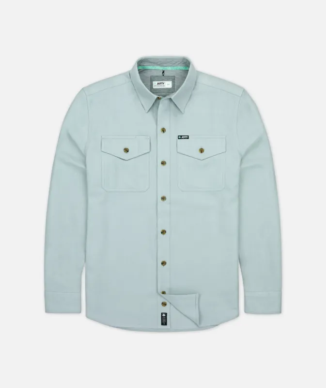 Essex Twill Shirt - Light Blue made by JETTY