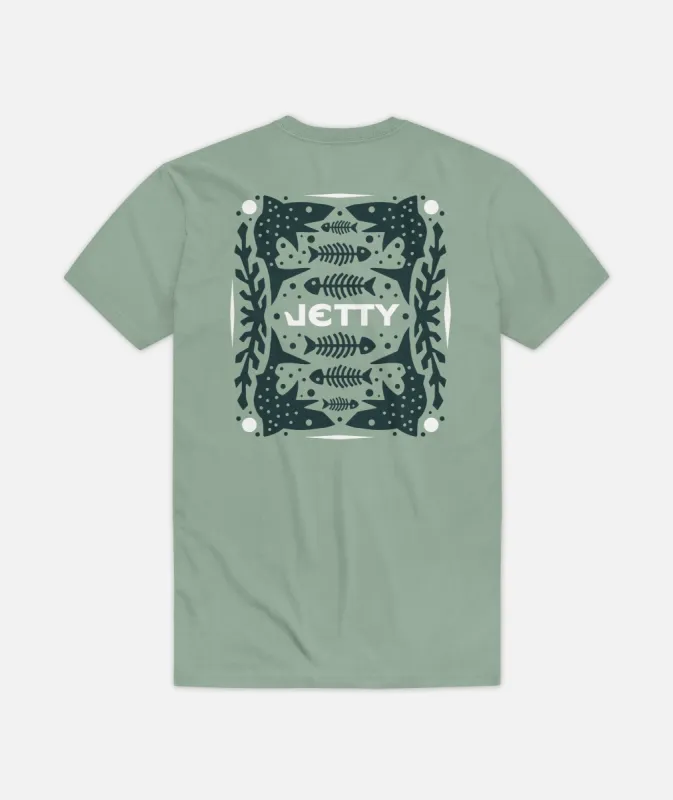 Chaser Tee - Sage Green sold by JETTY