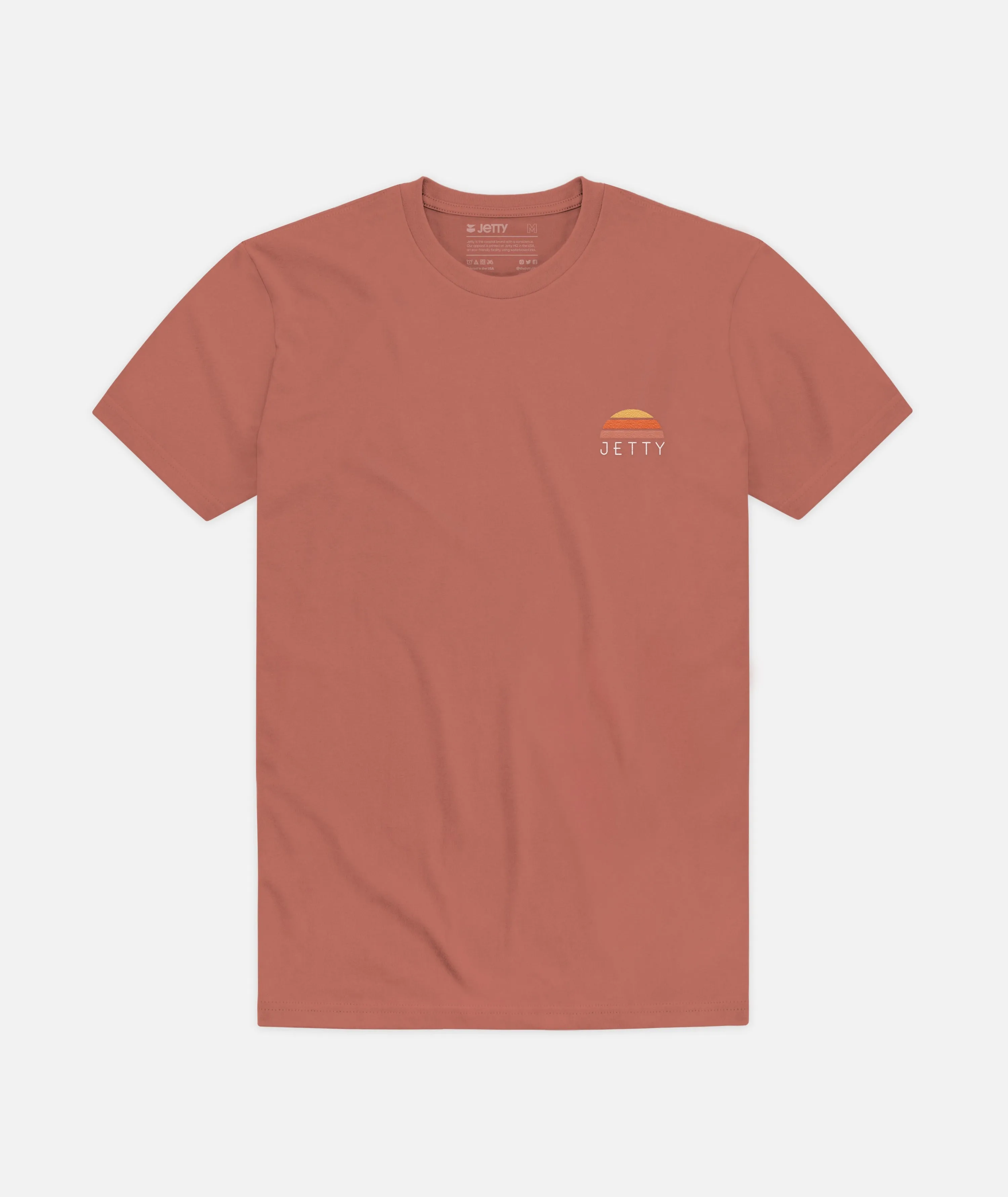 Sunup Tee - Salmon sold by JETTY