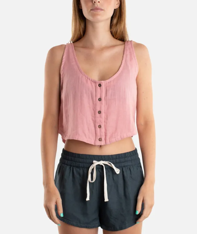 Isla Tank - Blush sold by JETTY