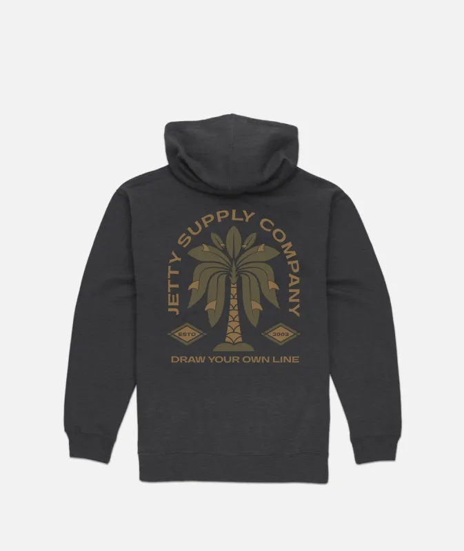 Grom Fins Hoodie - Charcoal sold by JETTY