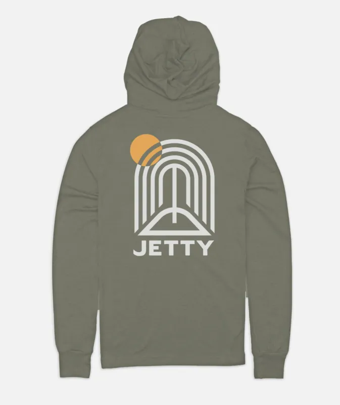 Komorebi Tee Hoodie - Olive sold by JETTY
