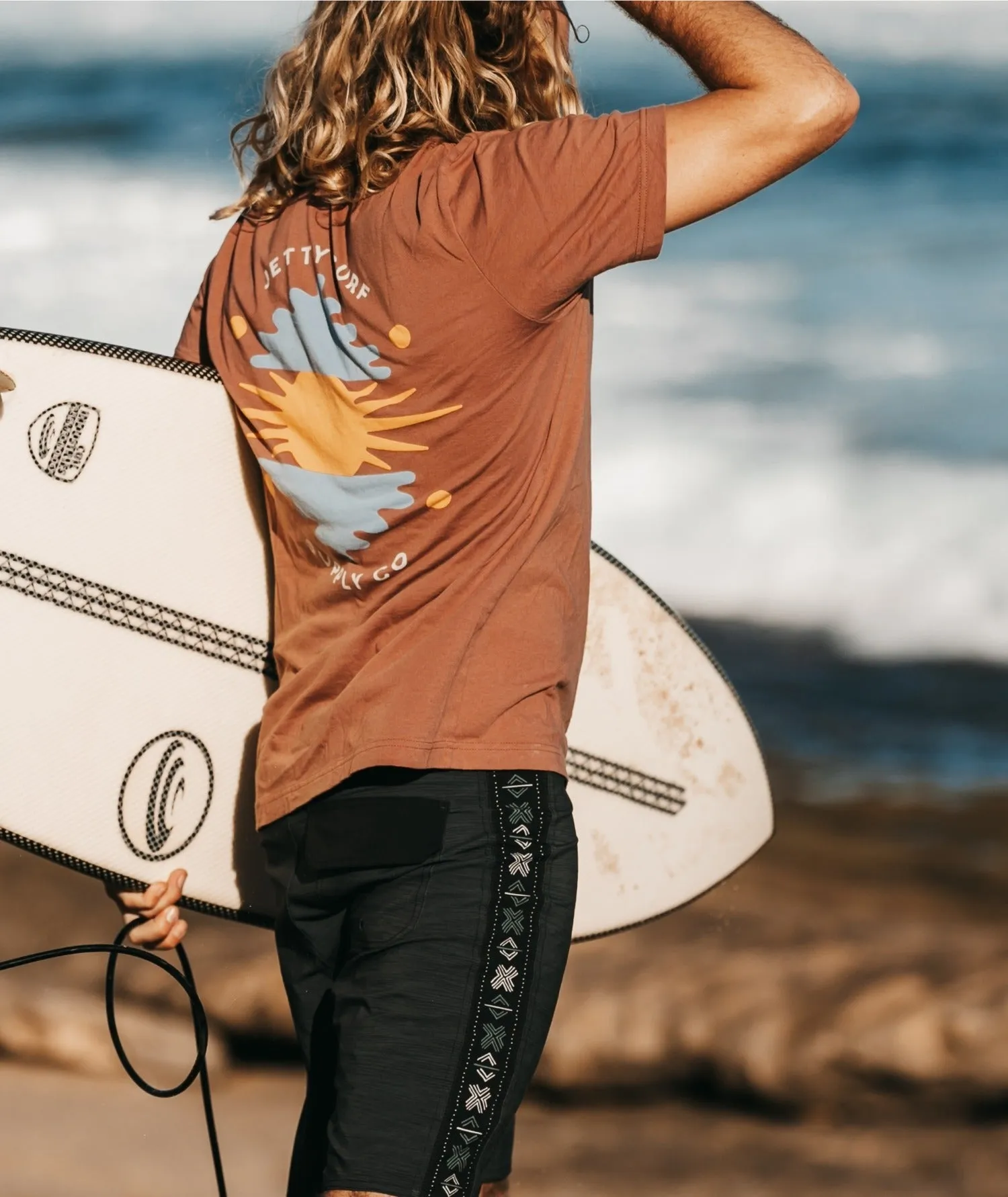 Golden Hour Tee - Brown sold by JETTY product image thumbnail 3