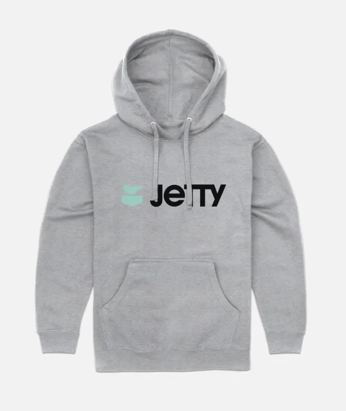 Otis Hoodie - Heather Grey sold by JETTY