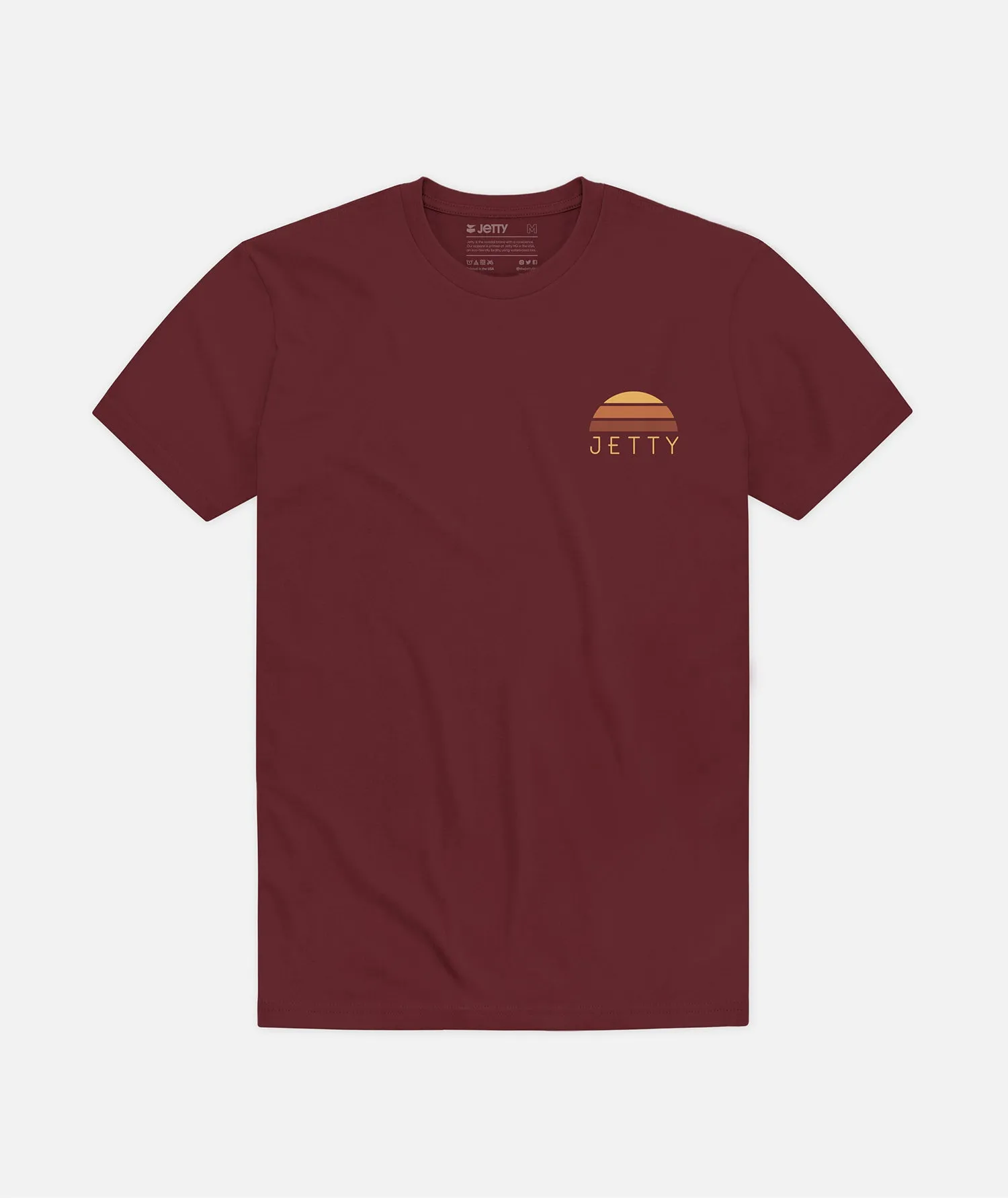 Grom Sunup Tee - Maroon sold by JETTY product image thumbnail 2