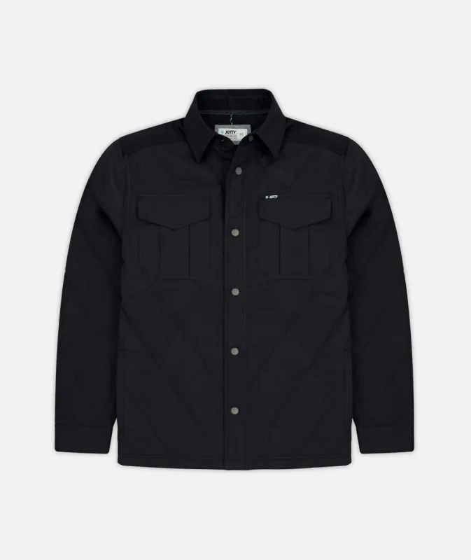 The Dogwood Quilted Jacket - Graphite made by JETTY