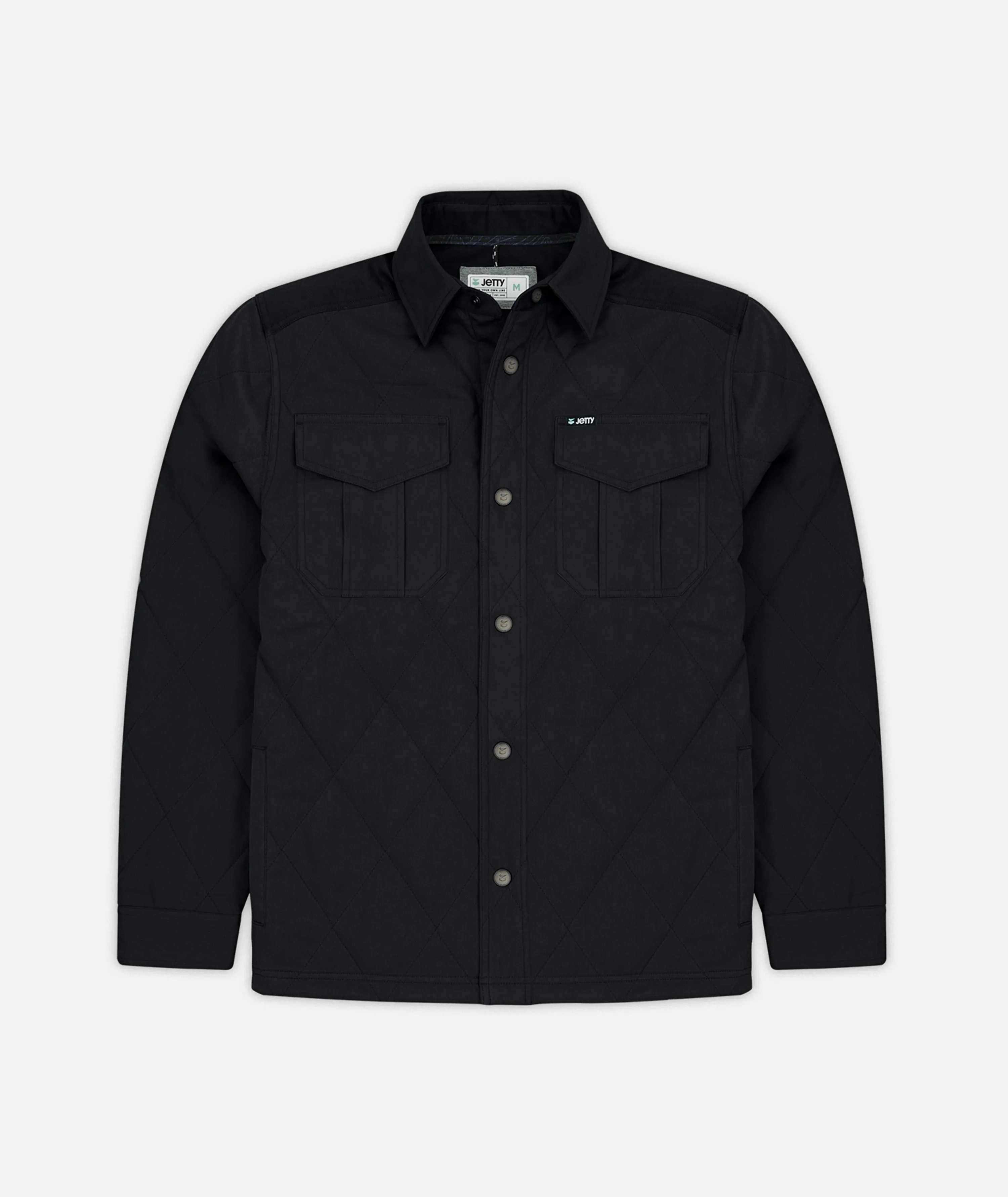 The Dogwood Quilted Jacket - Graphite sold by JETTY