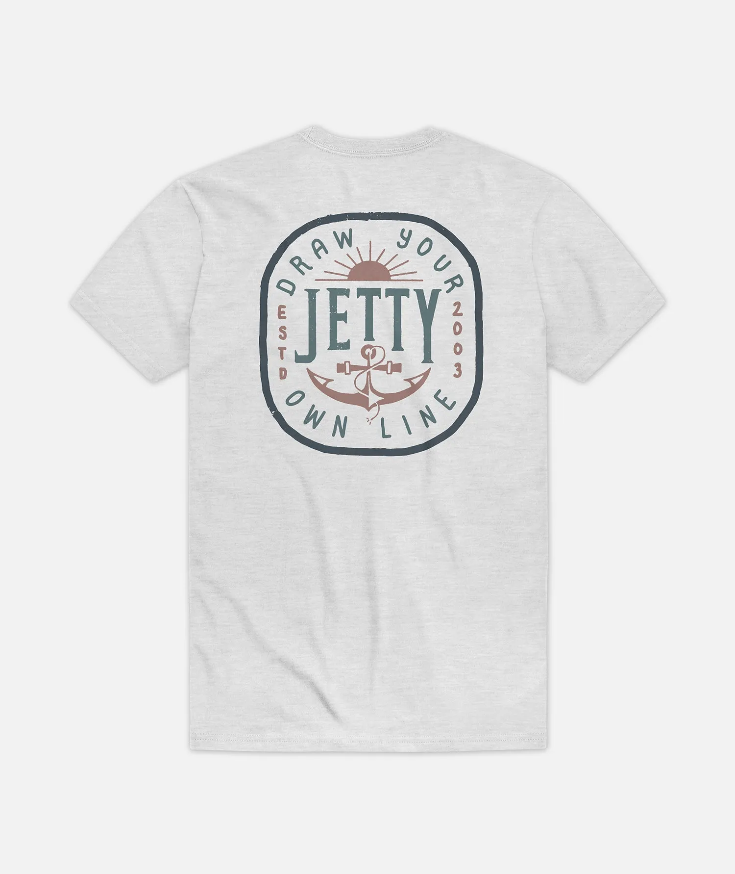 Admiralty Tee - Ash sold by JETTY