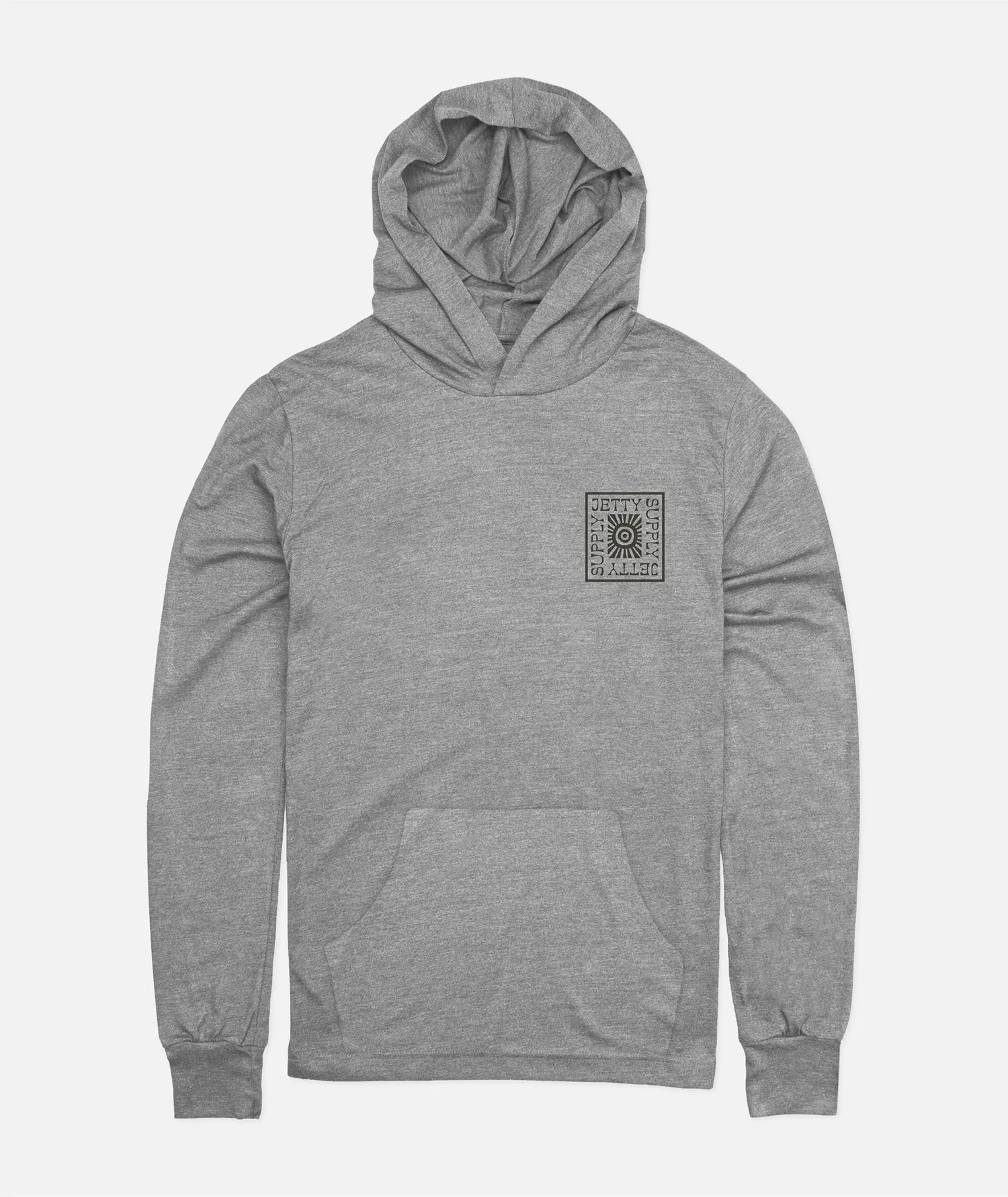 Glyph Hooded LST - Heather Grey sold by JETTY product image thumbnail 2