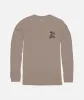 Stranded Long Sleeve - Grey sold by JETTY
