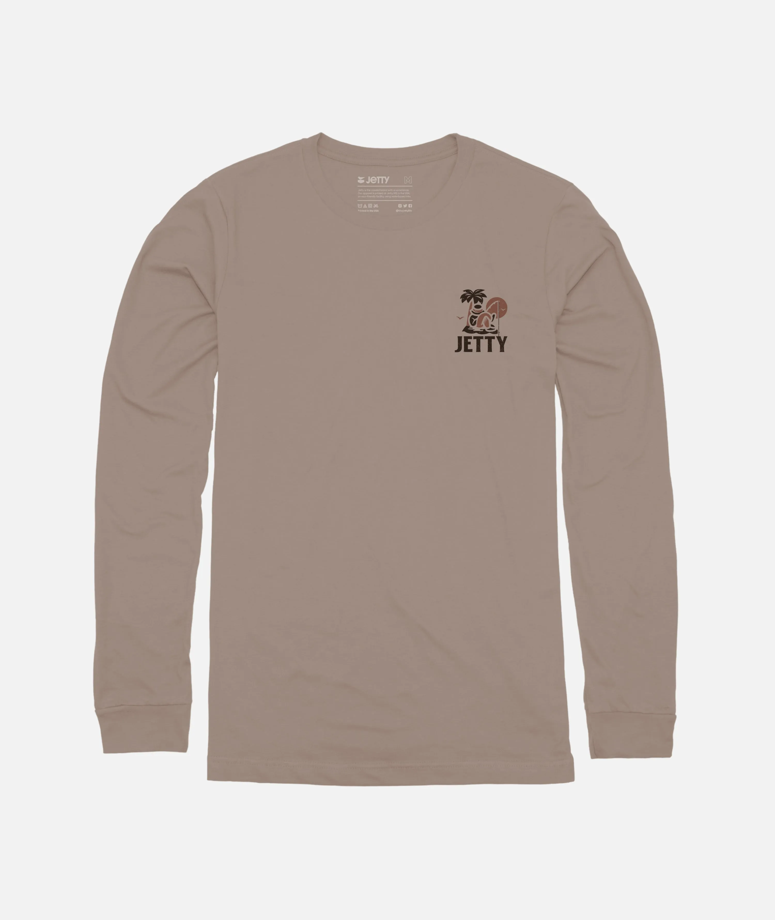 Stranded Long Sleeve - Grey sold by JETTY product image thumbnail 2