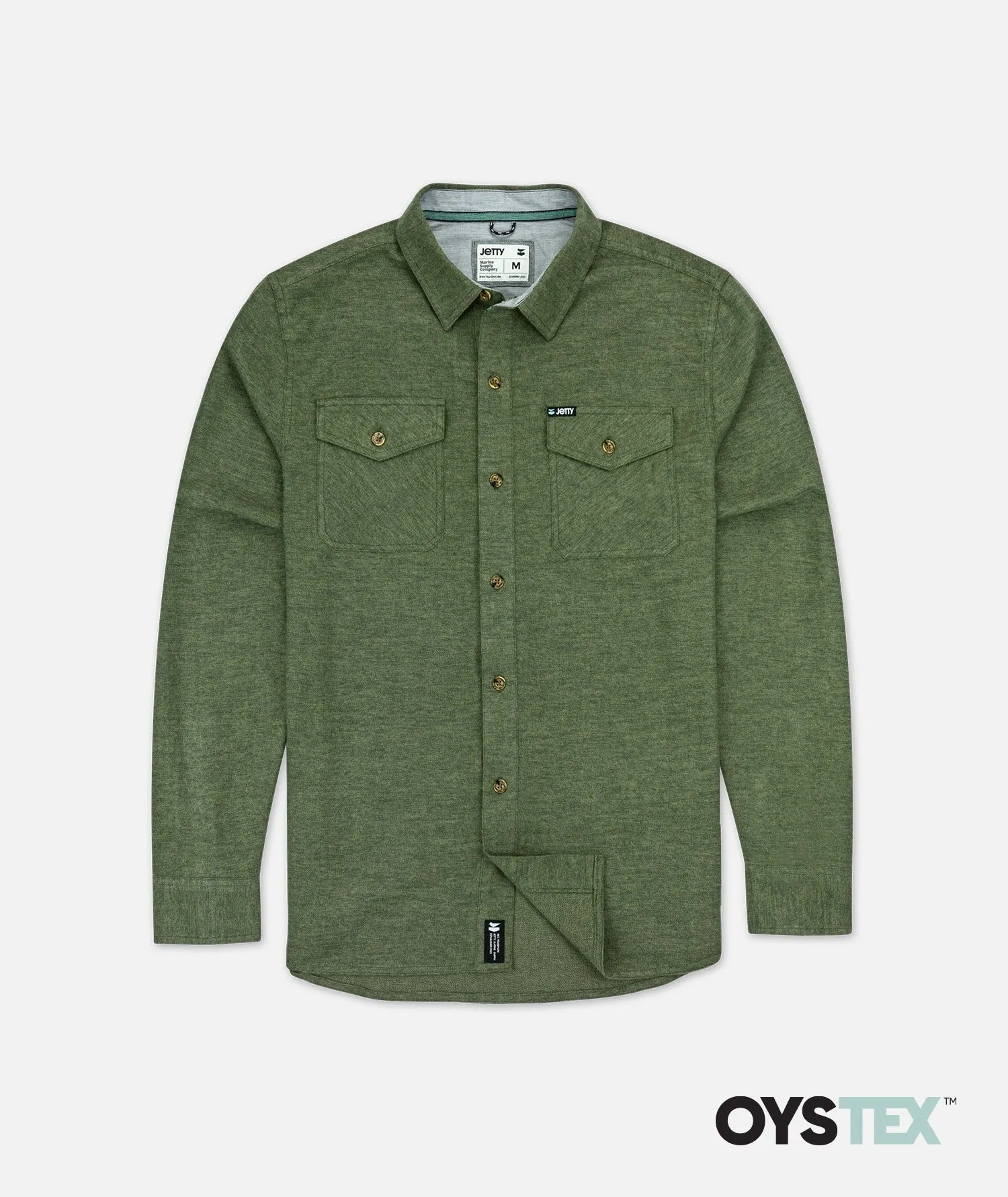 Essex Twill Shirt - Olive sold by JETTY product image thumbnail 2