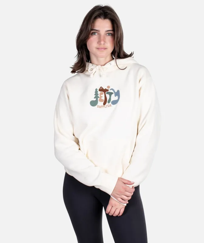 Outdoors Hoodie - Bone sold by JETTY