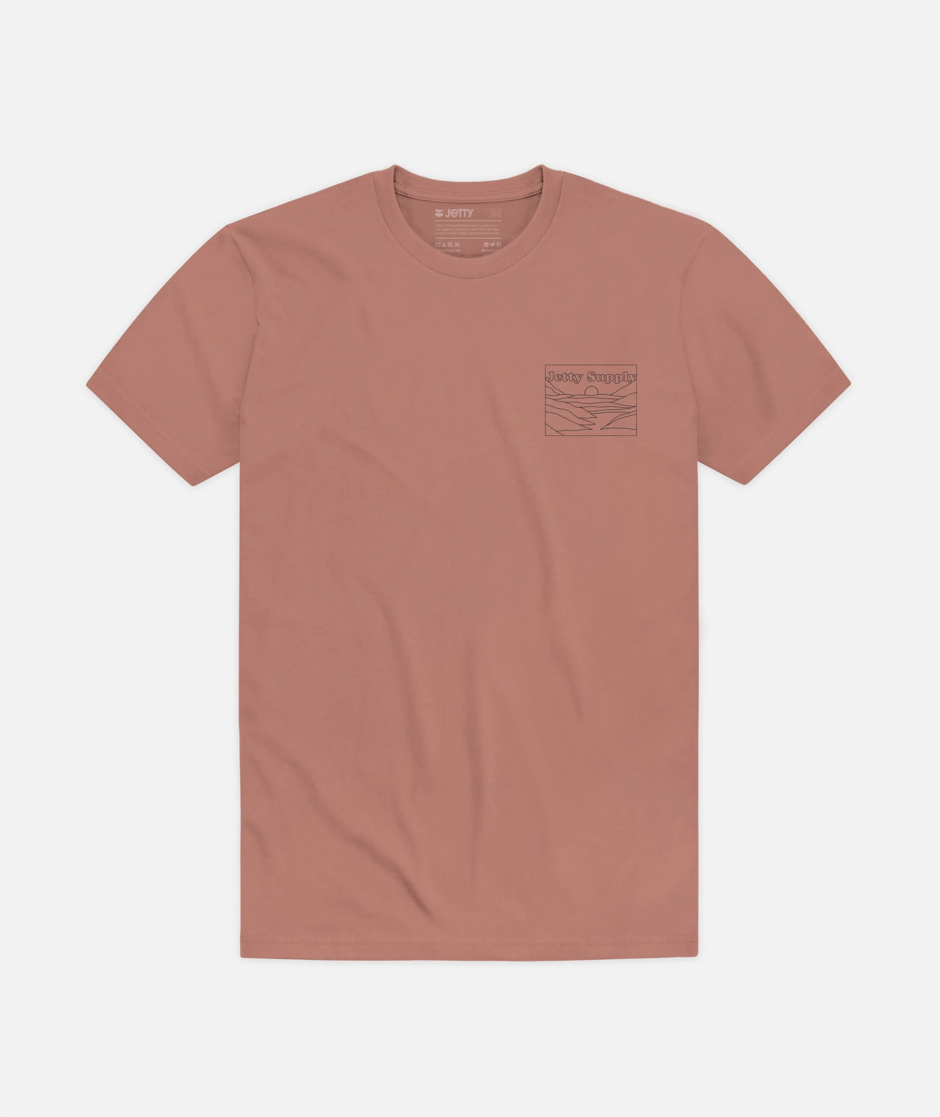 Hillside Tee - Brown sold by JETTY product image thumbnail 3