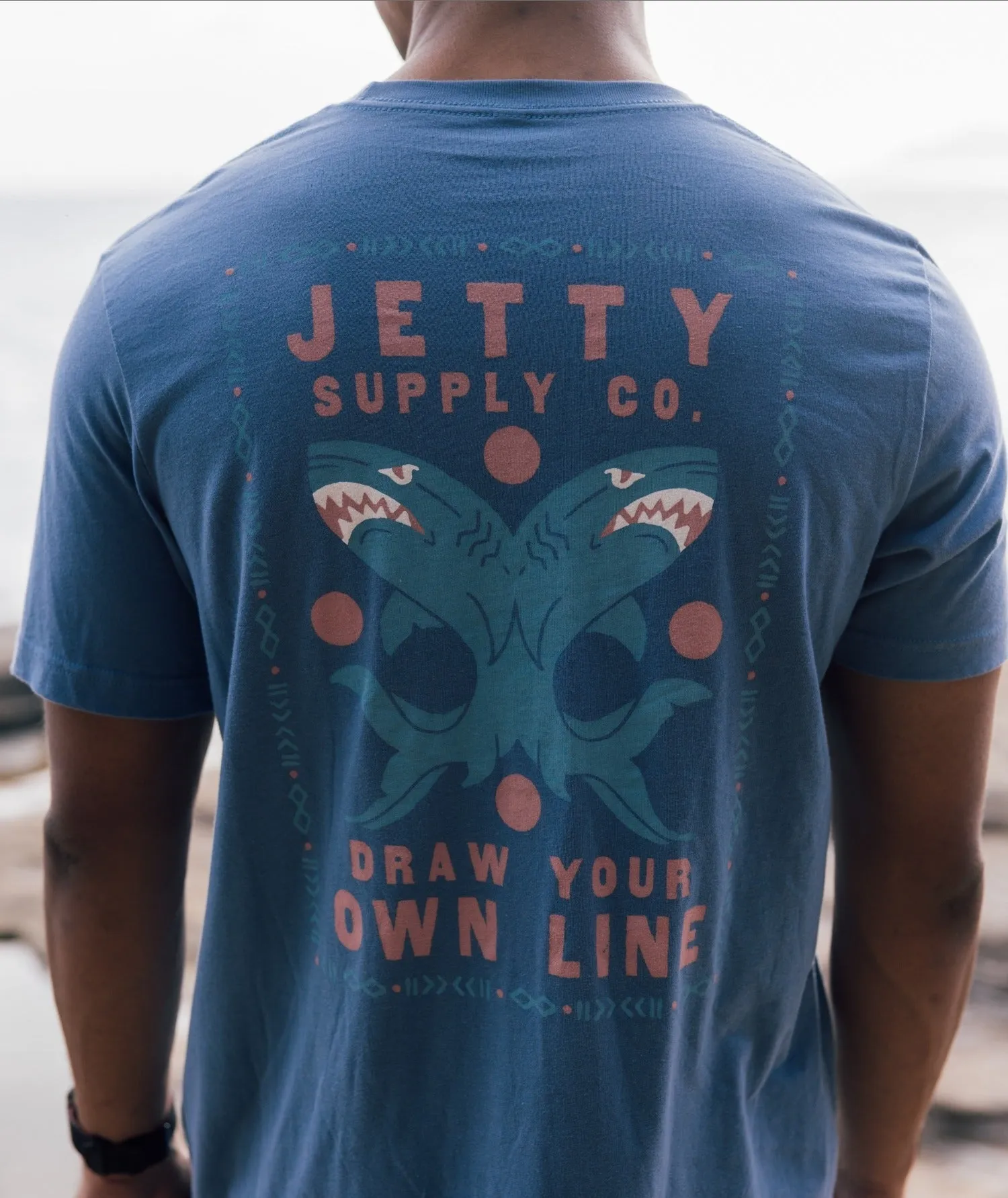 Thrash Tee - Blue sold by JETTY product image thumbnail 3