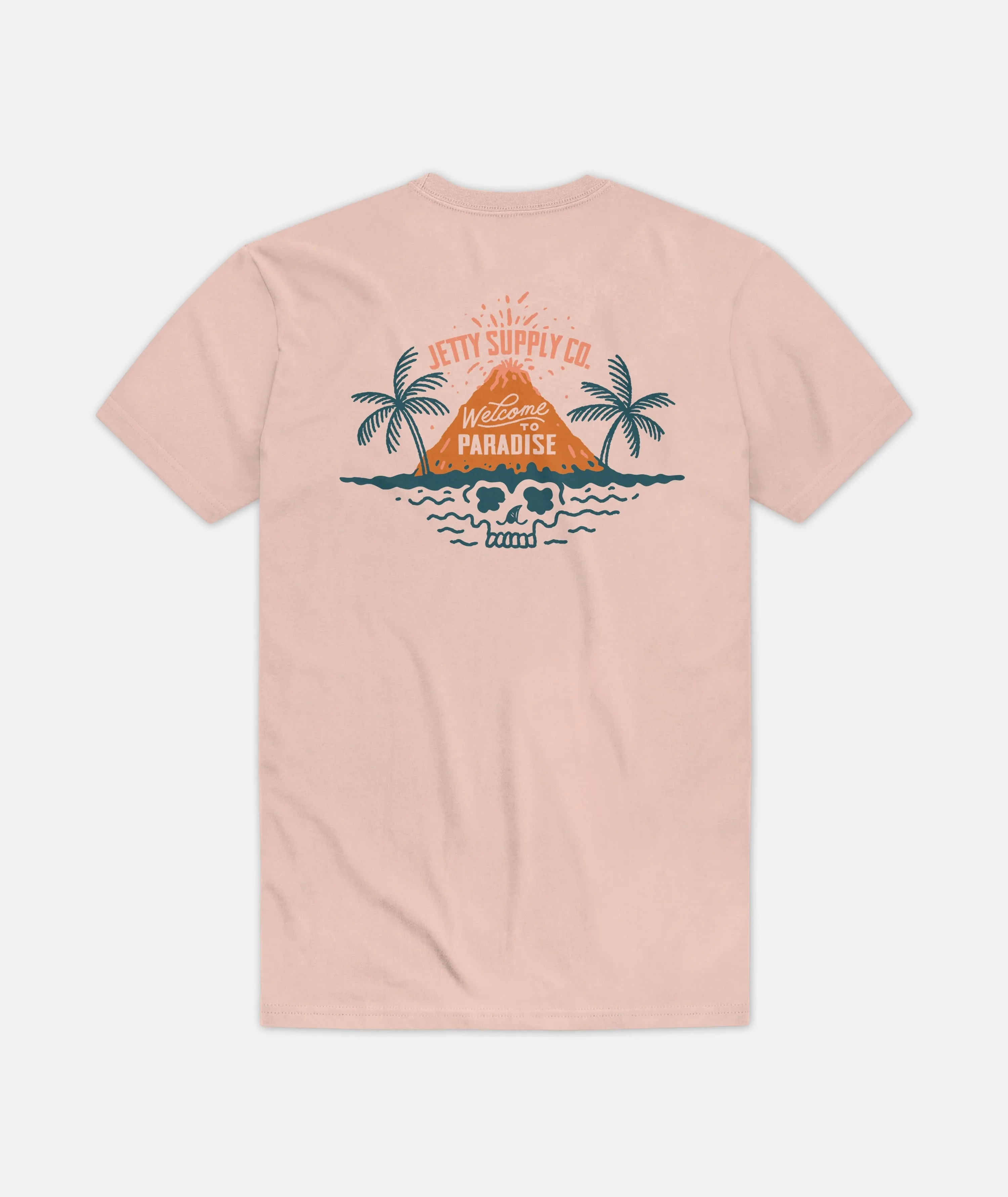 Paradise Tee - Peach sold by JETTY