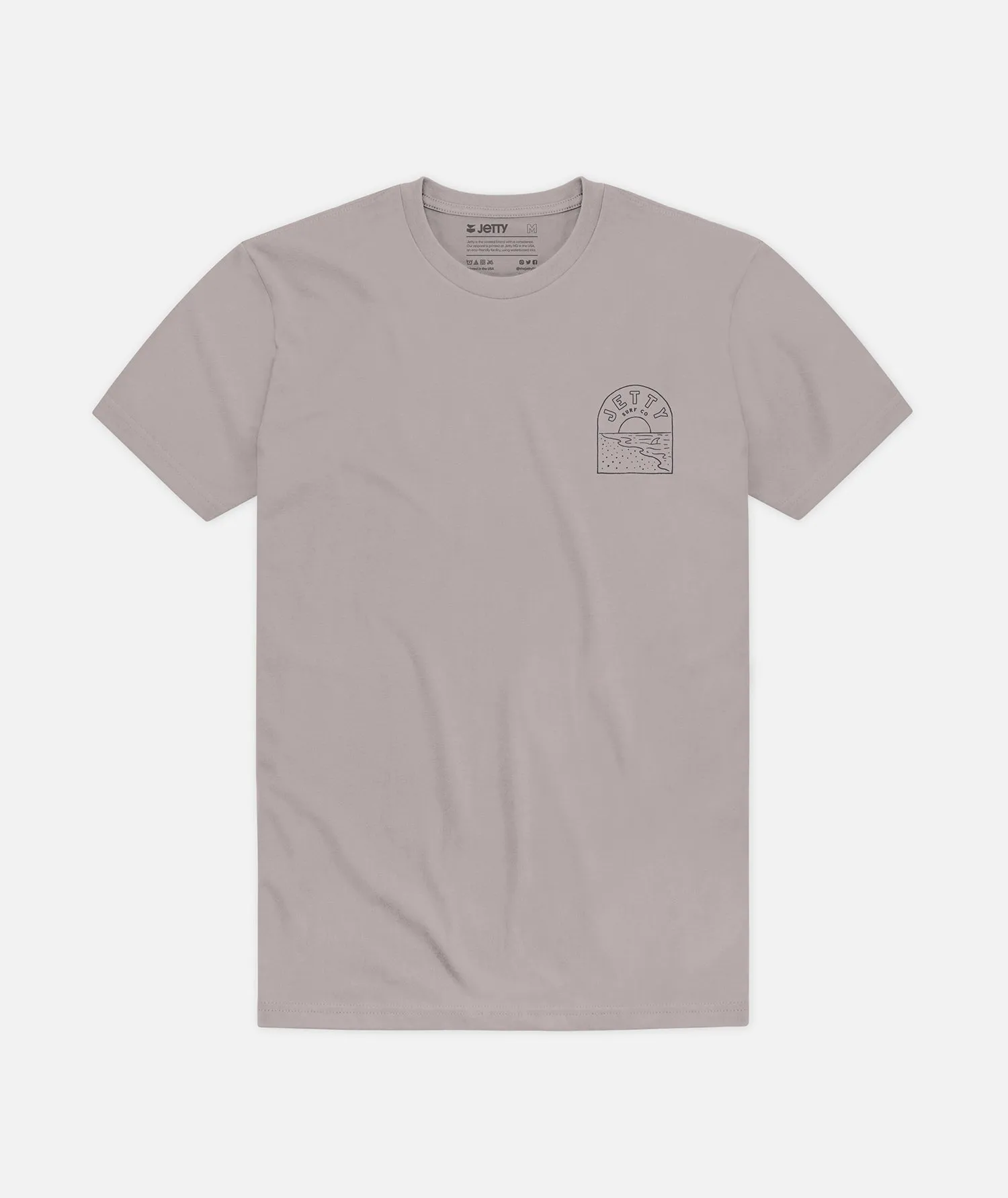 Grom Windswept UV Tee - Athletic Grey sold by JETTY product image thumbnail 2
