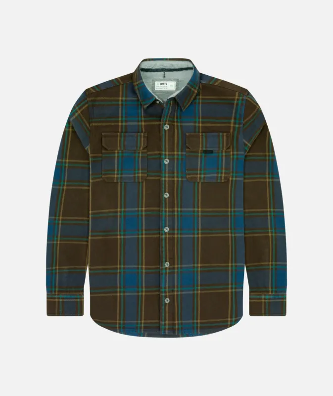 F22 Arbor Flannel - Brown sold by JETTY