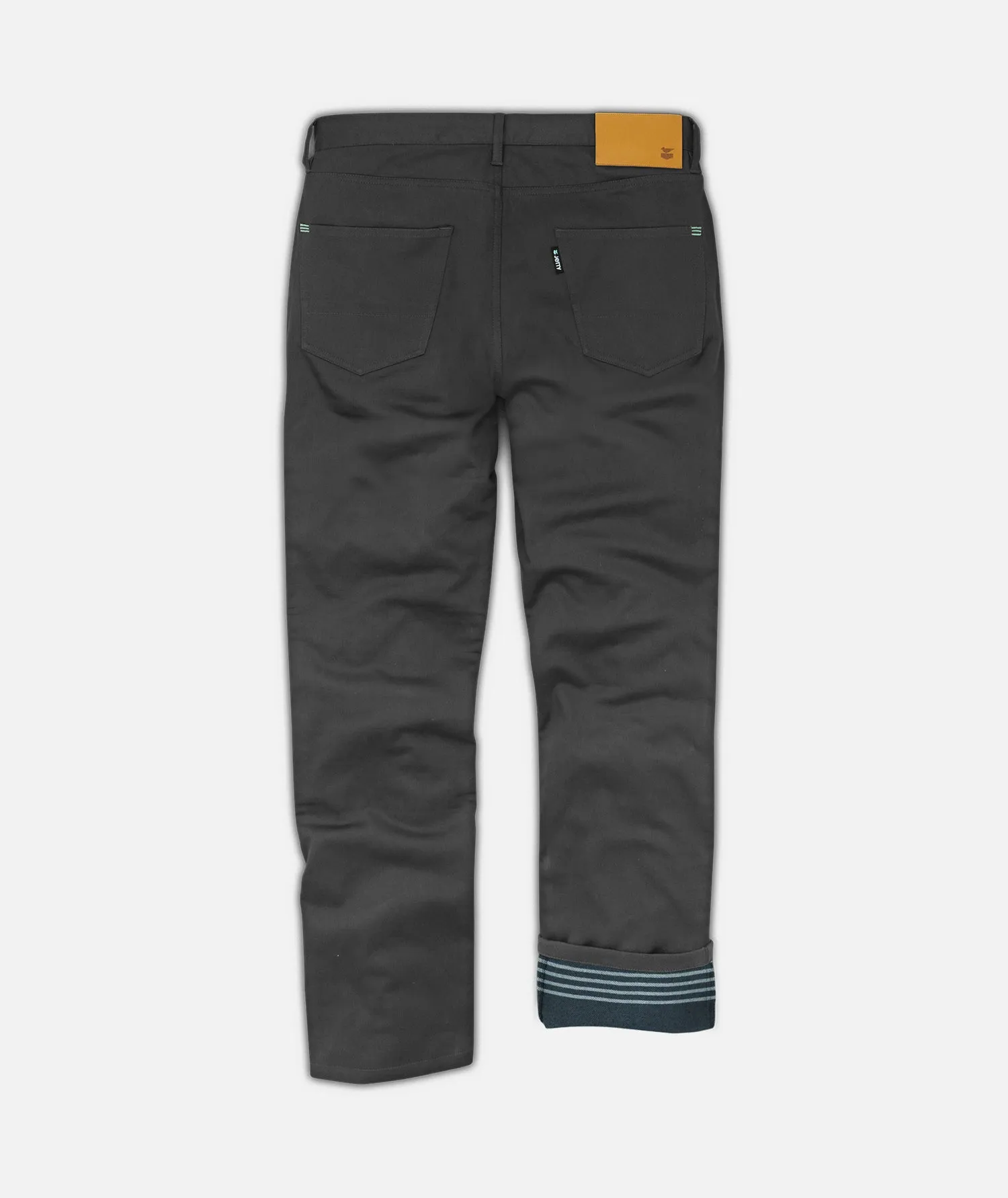 The Mariner Flannel Lined Pant - Charcoal sold by JETTY product image thumbnail 2