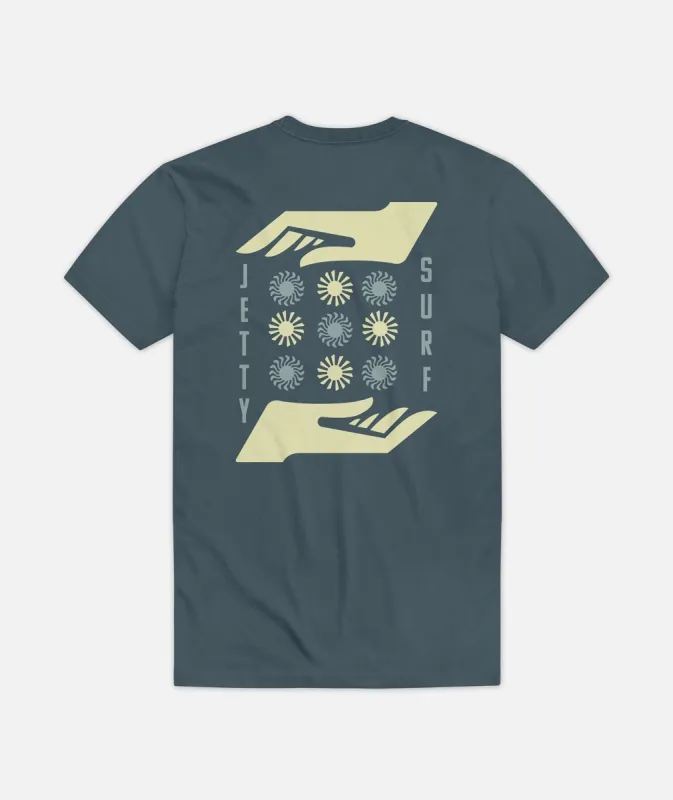 Cosmos Tee - Indigo sold by JETTY