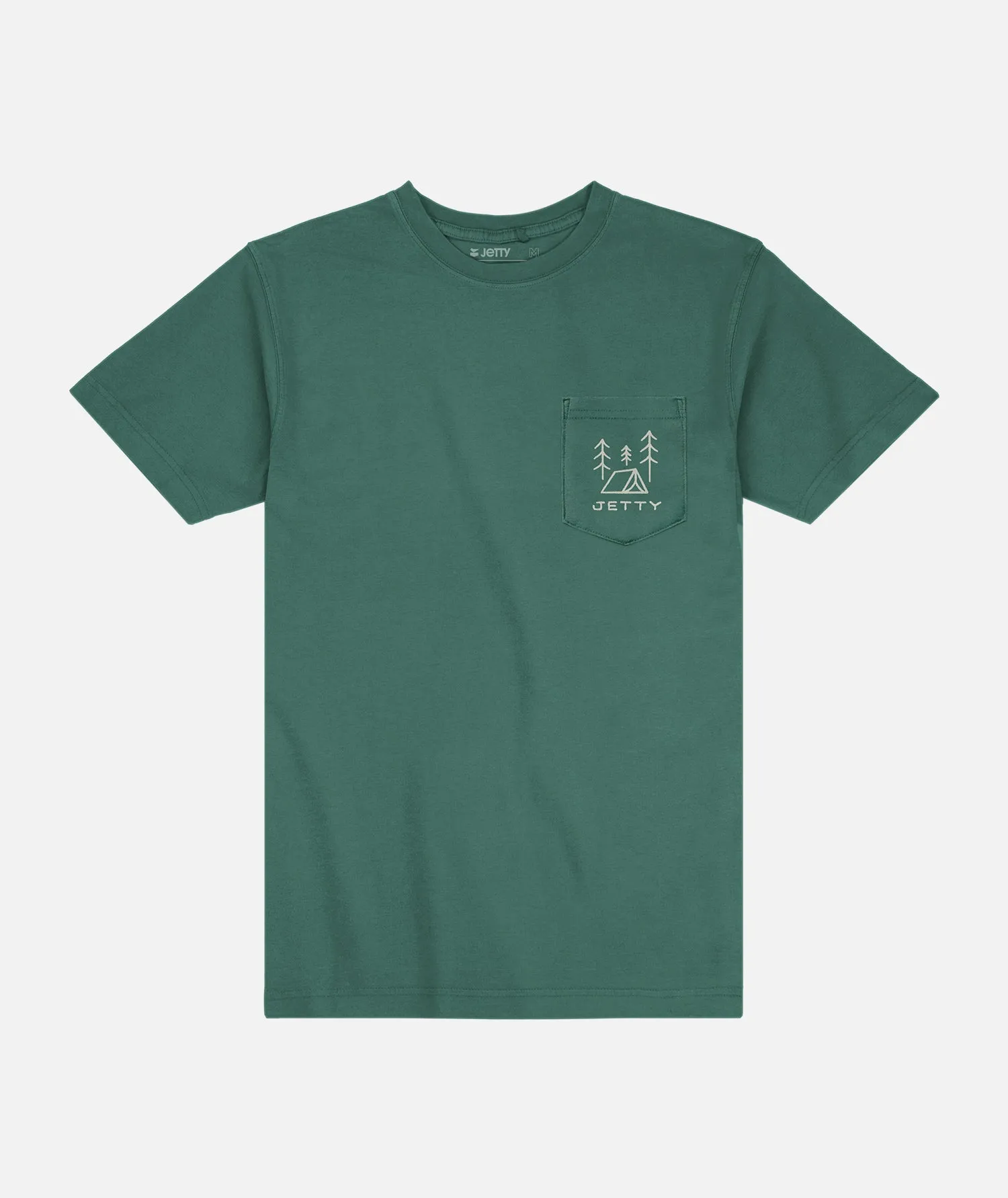 Campground Pocket Tee - Green sold by JETTY