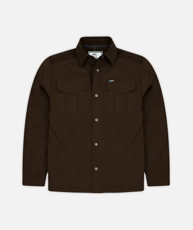 The Dogwood Quilted Jacket - Tobacco sold by JETTY
