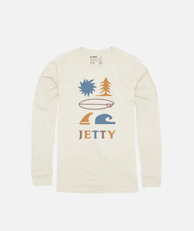 Grom Terrains Long Sleeve - Natural sold by JETTY
