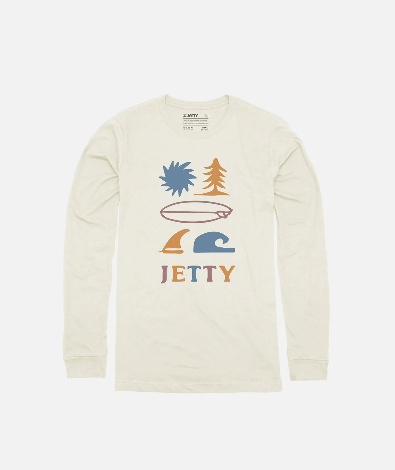 Grom Terrains Long Sleeve - Natural sold by JETTY