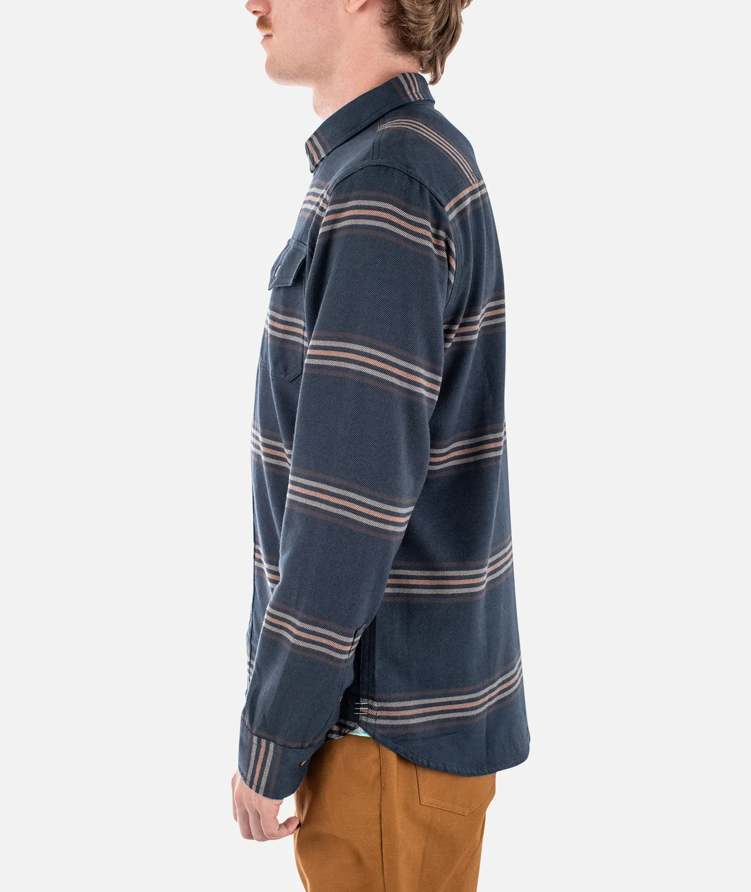 Essex Oyster Twill Shirt - Graphite sold by JETTY product image thumbnail 3