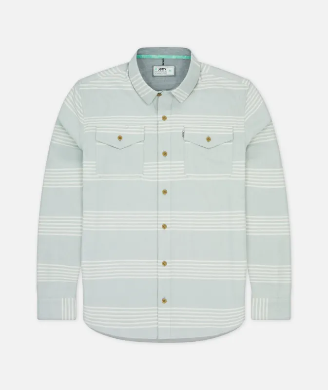 The Essex Oyster Twill Shirt - Fog made by JETTY