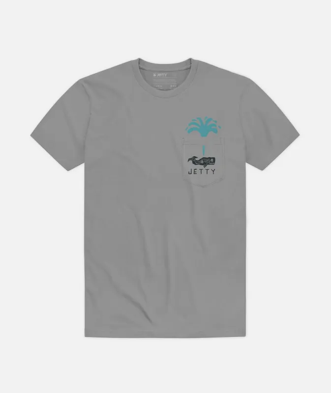 Krill Pocket Tee - Grey sold by JETTY