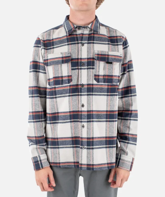 Arbor Flannel - Fog sold by JETTY