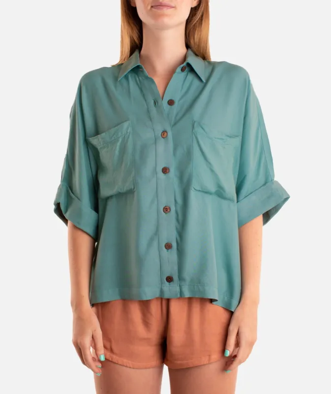Chelsea Top - Sage sold by JETTY
