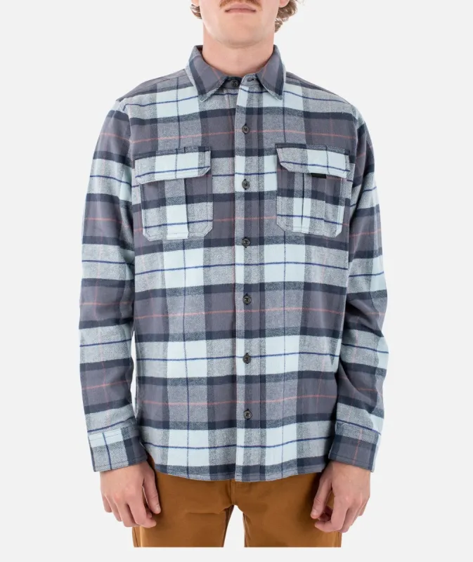 Arbor Flannel - Light Blue sold by JETTY