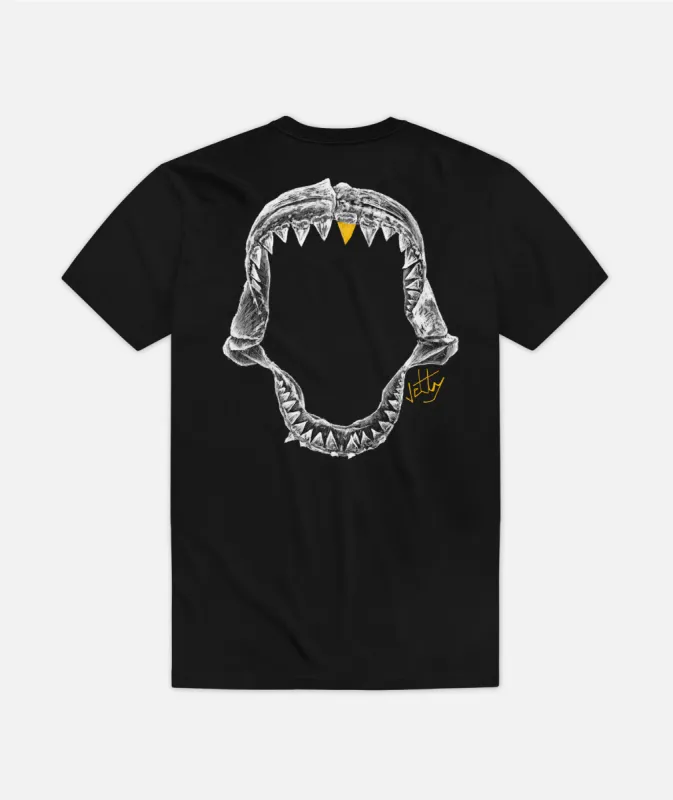 Jaws Tee - Black sold by JETTY