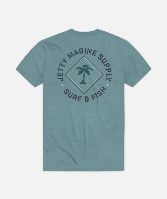 Maritime Tee - Teal sold by JETTY