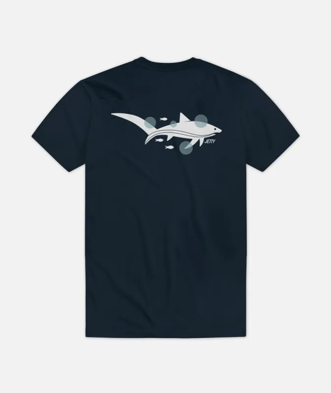 Thresher Tee - Navy sold by JETTY