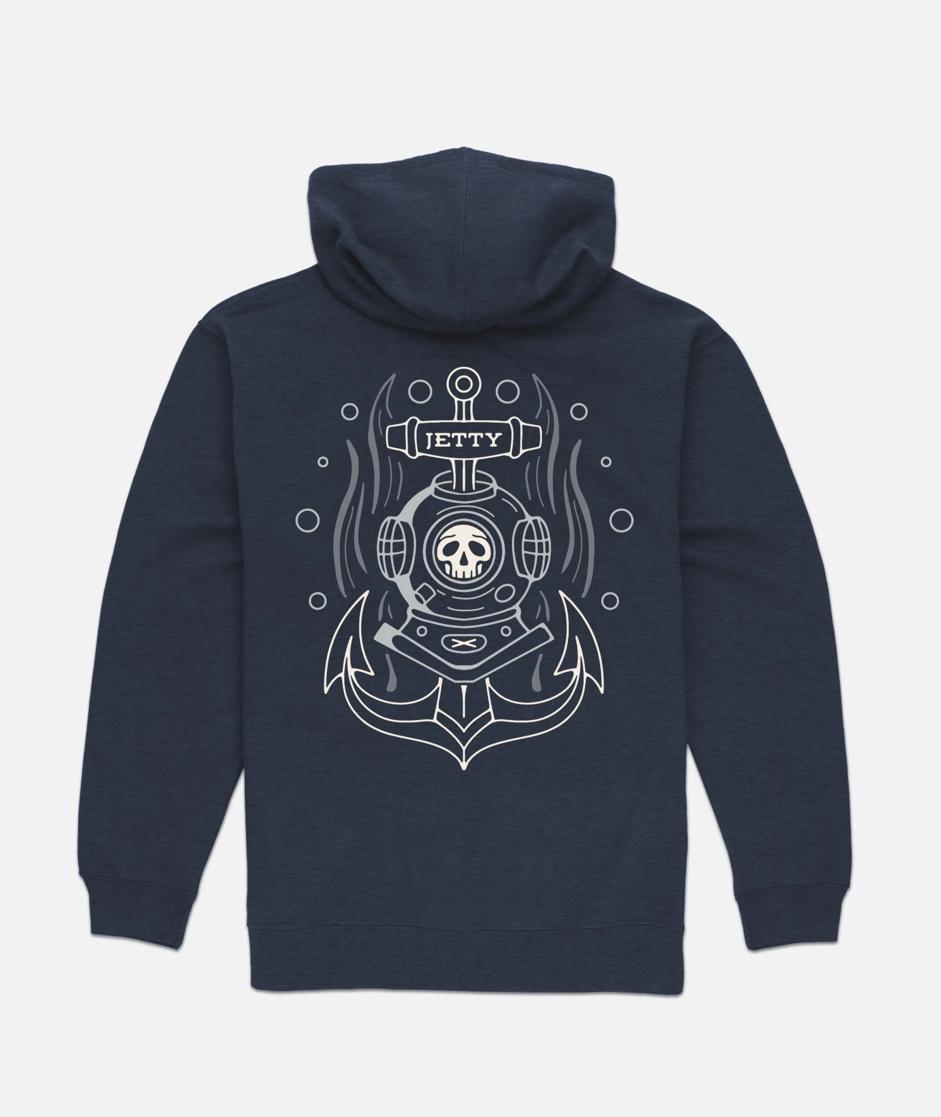 Depths Hoodie - Navy sold by JETTY