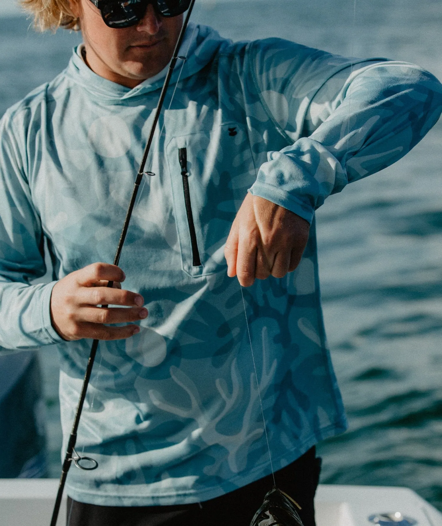 S21 Skiff UV Hooded LST - Light Blue sold by JETTY product image thumbnail 5