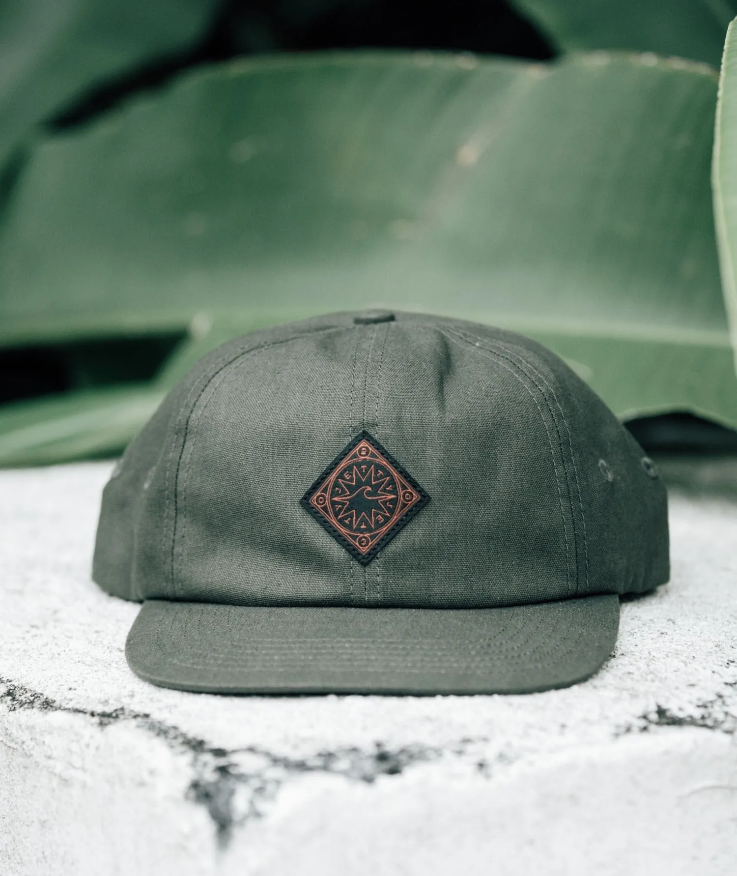 Trek Snapback - Olive sold by JETTY product image thumbnail 4