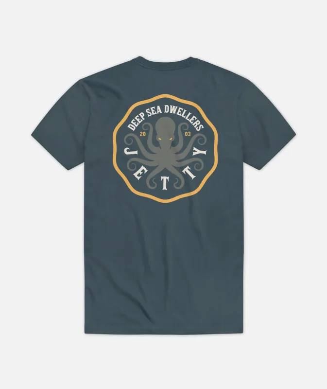 Octopod Tee - Indigo sold by JETTY