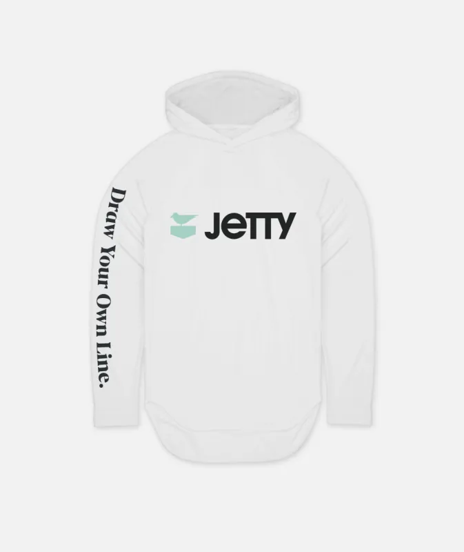 Logo UV Hoodie - White made by JETTY