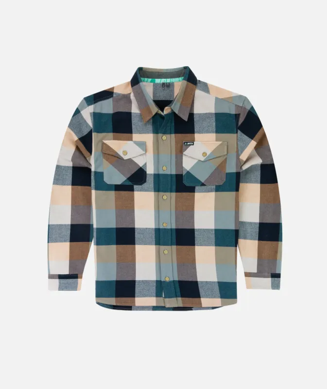 Grom Ripple Flannel - Blush sold by JETTY