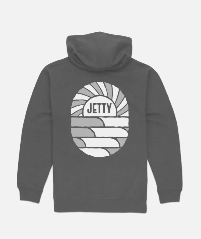 Grom Point Break Hoodie - Charcoal sold by JETTY