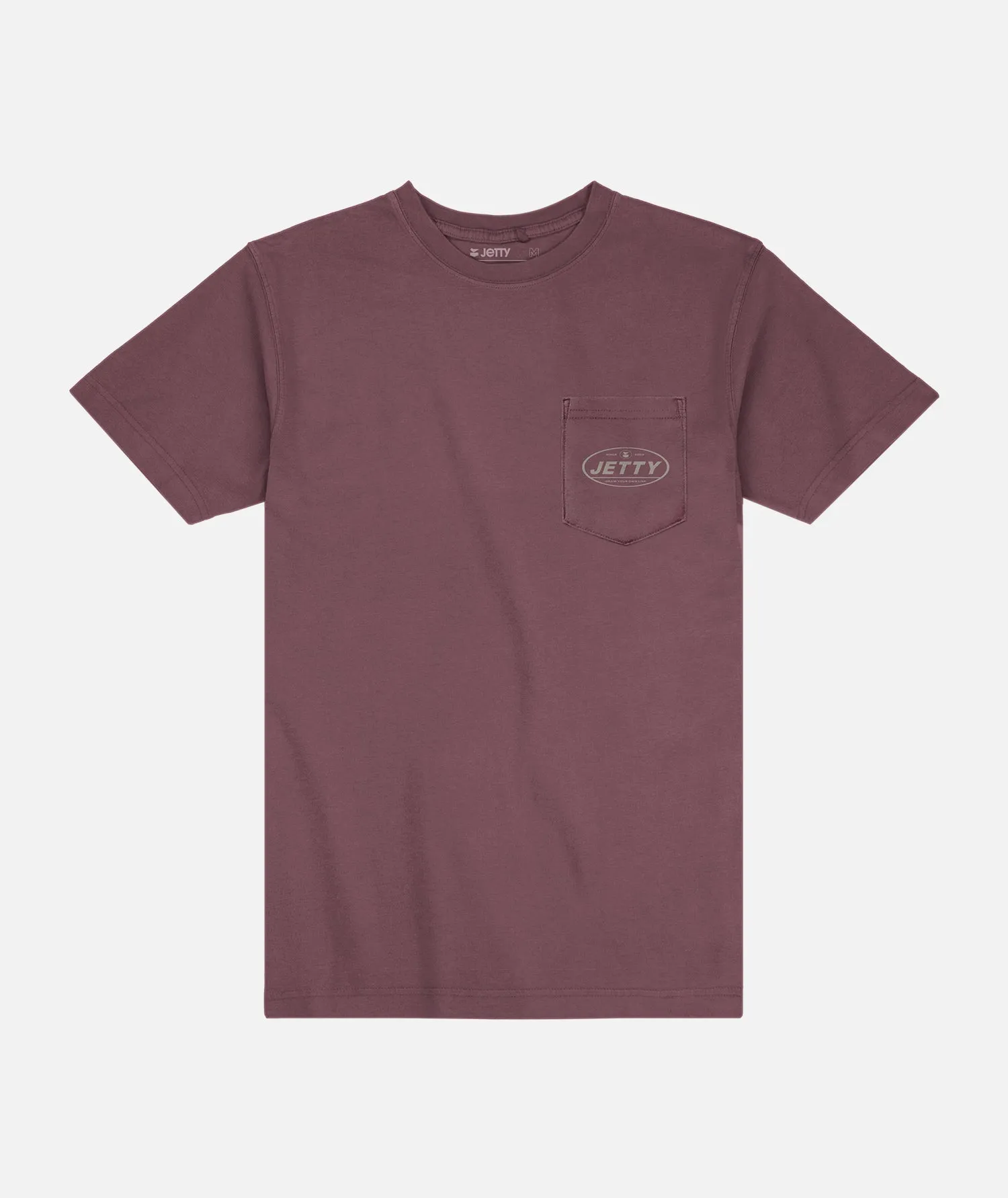 Throwback Pocket Tee - Maroon sold by JETTY product image thumbnail 2