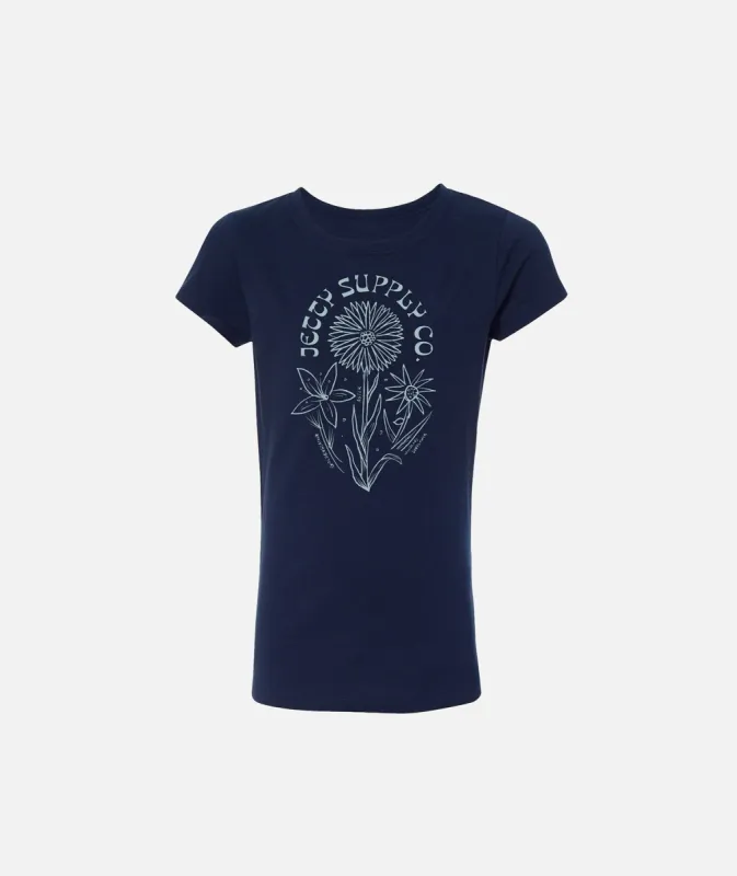 Grom Aster Tee - Navy sold by JETTY