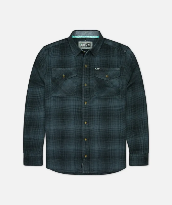F21 Breaker Flannel - Graphite sold by JETTY