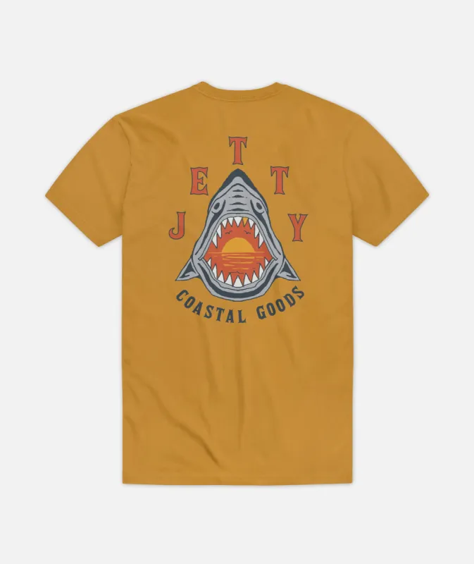 Mako Tee - Mustard sold by JETTY